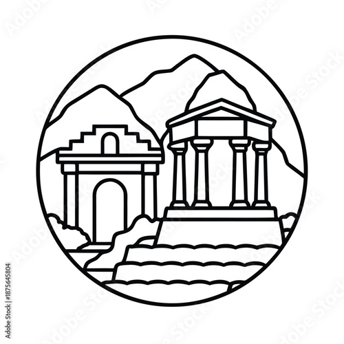 ancient ruins element