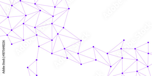 Abstract vector background and geometric pattern with connecting the dots and lines . Abstraction of modern style with a composition of various geometric shapes in color. Line points connections, tria