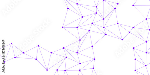 Abstract vector background and geometric pattern with connecting the dots and lines . Abstraction of modern style with a composition of various geometric shapes in color. Line points connections, tria