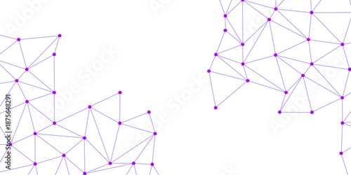 Abstract vector background and geometric pattern with connecting the dots and lines . Abstraction of modern style with a composition of various geometric shapes in color. Line points connections, tria