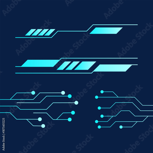 Futuristic Tech Accents