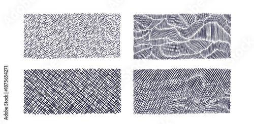 Hand drawn crayon texture Rain, crosshatch pattern