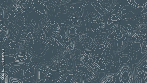 This detailed illustration of topography lines repeats seamlessly and the vector file. 
