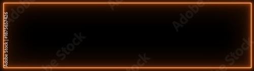 rectangle frame icon animation glowing neon pink and blue color bordar frame display box round shape retro screen photo frame rotation seamless footage line movement on black background