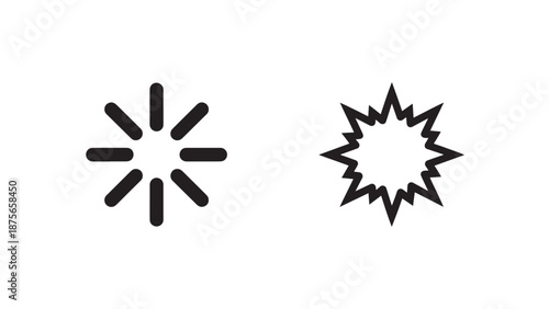 Loading and Explosion Icons: Animation and Visual Effect Icons