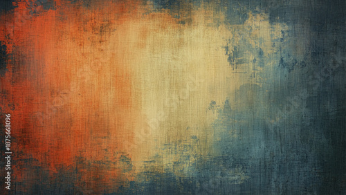 grunge background with space for text or image. Mysterious Deep Blue Grunge Texture