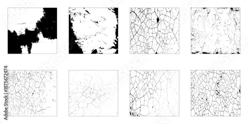 Vintage Grunge Texture Vector illustrator Stain and Dust Effect.Simply Place illustration over any Object to Create grungy Effect.Grunge Urban Texture Backgrounds set