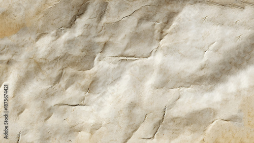 Close up of scratches texture of old craft paper. Vector design.