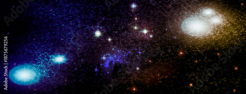 galaxy in a free space.