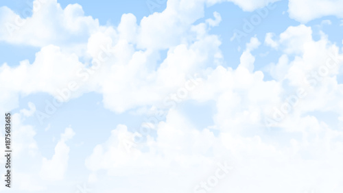 nice clouds and blue sky