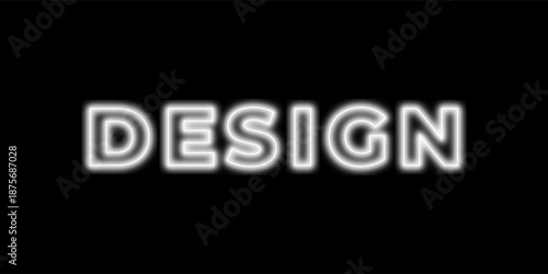 Typography Lighting Shapes Fast Color Distortion