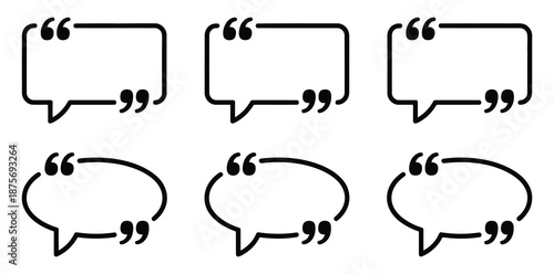 Speech Bubbles for Quotes and Dialogues
