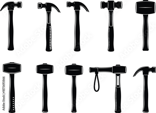 Hammer, Tool, Equipment, Construction, Carpentry, Hardware, Work, Repair, Metal, Wood, Steel, Handle, Head, Strike, Force, Power, Craft, Workshop, Labor, Industry