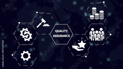 Quality Assurance and Process Optimization through Digital Testing and Performance Monitoring. 4k isolated on transparent background.