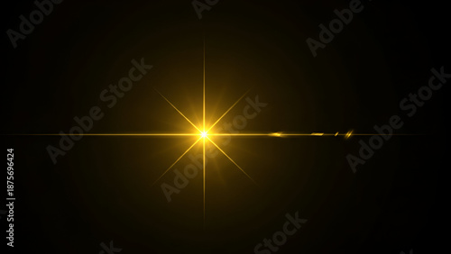 Golden Light Burst: A radiant golden light bursts forth against a dark backdrop, creating an aura of energy and brilliance.