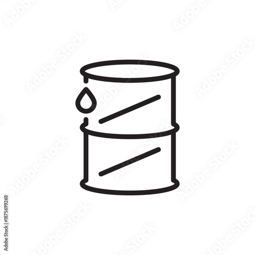 Fuel bunkering icon symbolizing maritime refueling, vessel energy supply, and marine logistics, representing fuel storage, nautical bunker operations, ship refueling services, and port liquid energy.