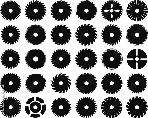 Airplane silhouette set, passenger jet aircraft vector collection, flying plane icons, aviation transport design isolated on white background