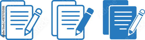 Document Editing Icons