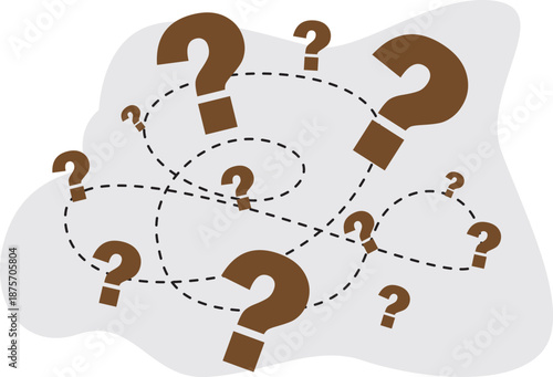 question mark background vector design for idea or question concept