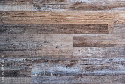 Wood plank floor closeup