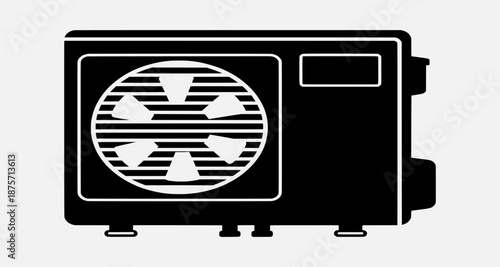 A black microwave oven with a circular control panel and digital display on a plain background