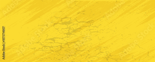 Abstract Painting Yellow Background