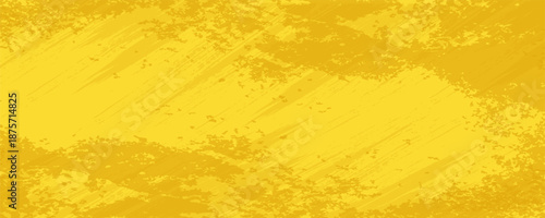 Abstract Painting Yellow Background