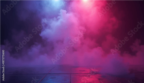 Dramatic smoke drifts across the beach while dark storm clouds gather over the city and river under an overcast sky