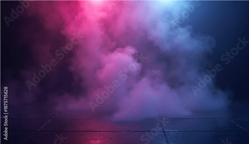 Dramatic smoke drifts across the beach while dark storm clouds gather over the city and river under an overcast sky