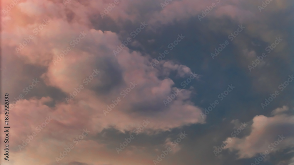 Fototapeta premium Abstract Cloudscape with Natural Sky Tones