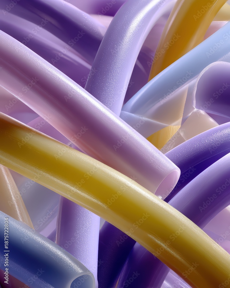 custom made wallpaper toronto digitalAbstract Pastel Tubular Composition with Soft Lighting and Texture