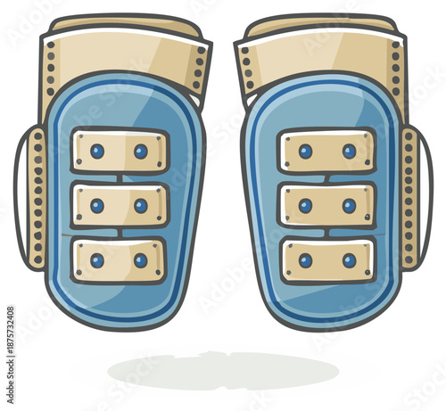 Protective Gear Set for Extreme Sports and Activities