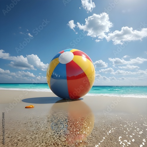 ball on the beach