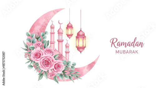 Celebrate ramadan mubarak with elegant decorations
