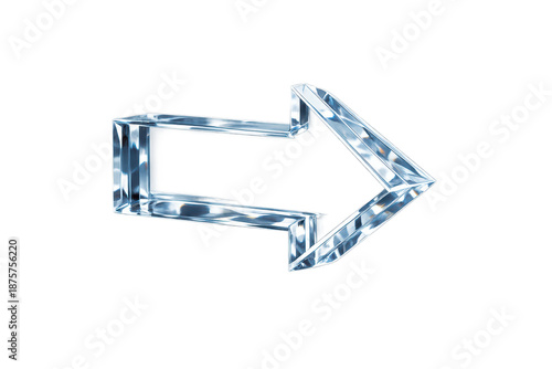 Wallpaper Mural Crystal right arrow icon design over a transparent background image. Torontodigital.ca