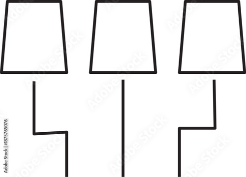 AI Workload Distribution Outline Icon