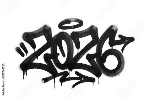 Graffiti Spray Paint Overlay. Urban Street Art Tag. Aerosol Texture. Underground Design