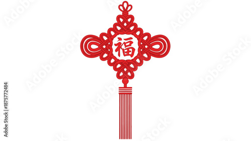 Chinese New Year Fu Character Decorative Stick.