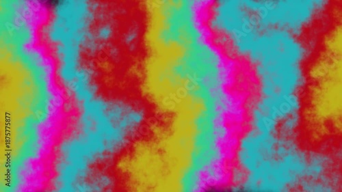 Abstract colorful tie dye texture background with vertical wavy watercolor gradient