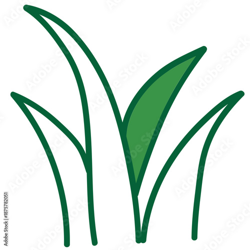 Fresh green leaves and spring plant branches isolated on a white background represent nature, growth, and summer freshness in a close-up illustration