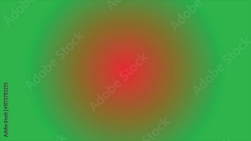 a red circle on a green background with a gradient effect