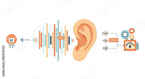 Artificial intelligence sound analysis for hearing protection with noise filtering