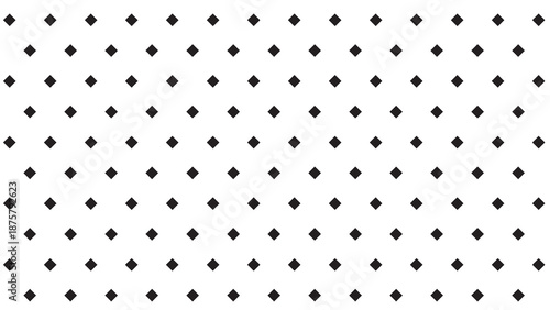 Geometric black diamond shape seamless pattern on white background for professional branding