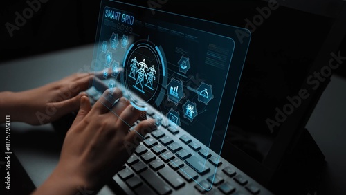 Smart grid system integrating renewable energy sources, energy storage, smart inverters, and demand response for efficient, decentralized, and modern power distribution Marrow