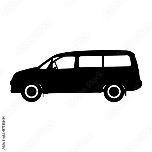 Find the perfect minivan silhouette vector for your family road trip or daily commute needs today
