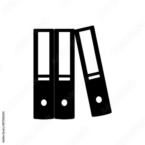 Office binders document folders file organization archive data storage records keeping system files