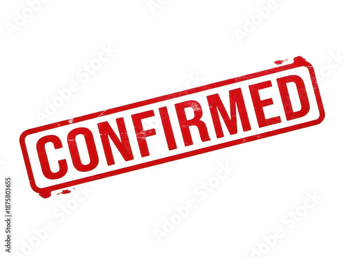 Red stamp confirmation