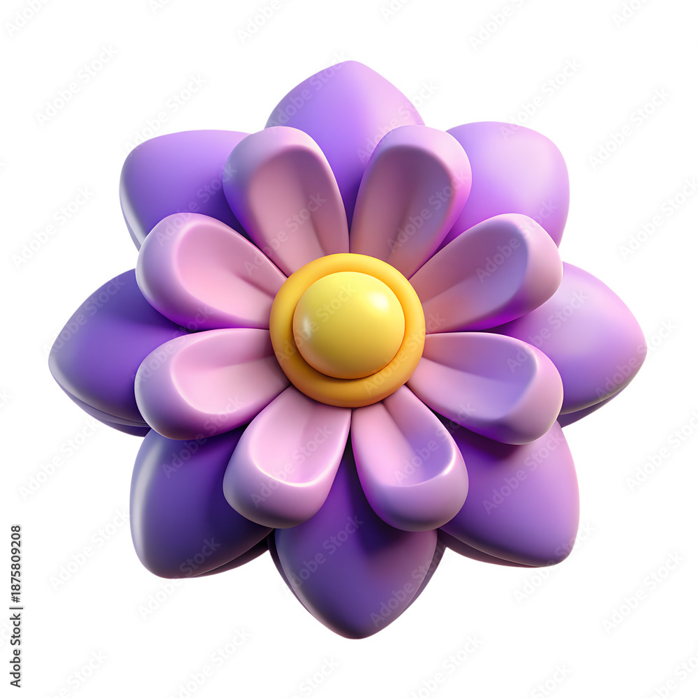 Fototapeta premium Confidence Flower Inner Strength Symbol