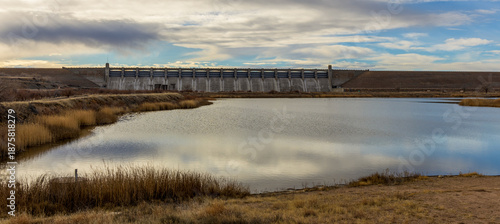 Panel kuchenny z motywem John Martin Reservoir State Park in La Junta, Colorado