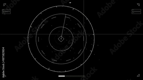 Display of hud elements animation for web designers and video editors in a digital environment